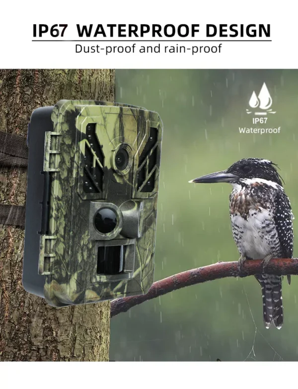 Trail Camera with 32MP, 4K Video , 0.2s Trigger Time - Image 3