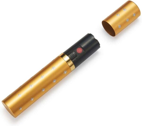 Lipstick Stun Gun for Women, self Defense Flashlight Stun Guns with Safety Disable Pin.Wall Charger Included - Image 3