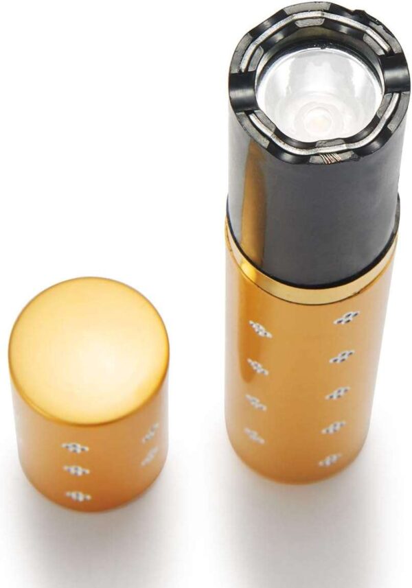 Lipstick Stun Gun for Women, self Defense Flashlight Stun Guns with Safety Disable Pin.Wall Charger Included - Image 2