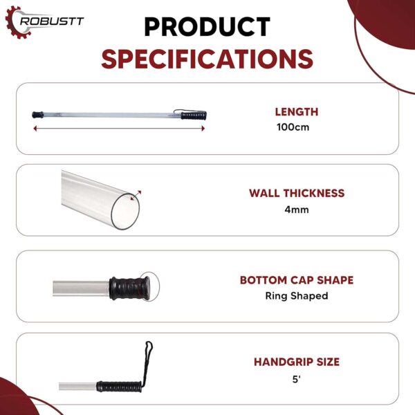 Polycarbonate Security Stick High Impact Resistance - Image 2