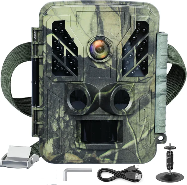 Trail Camera with 32MP, 4K Video , 0.2s Trigger Time