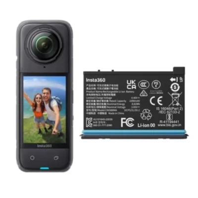 Insta360 X4 Basic Bundle Kit (Action Camera + Extra Battery Bundle)