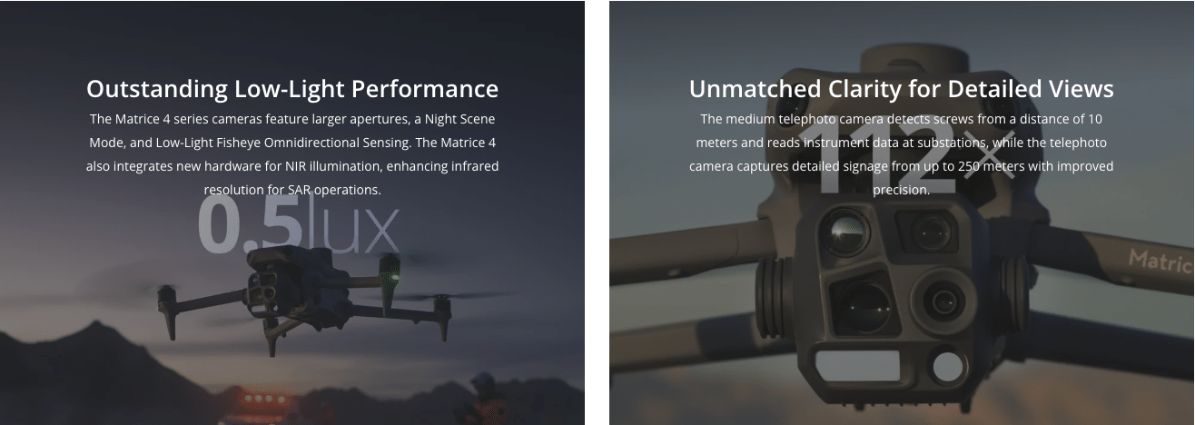 DJI Matrice 4E 8 DJI Matrice 4E Enterprise Drone with advanced RTK positioning, high-resolution camera, intelligent obstacle sensing, and professional mapping capabilities for surveying, inspection, construction, and industrial aerial operations.