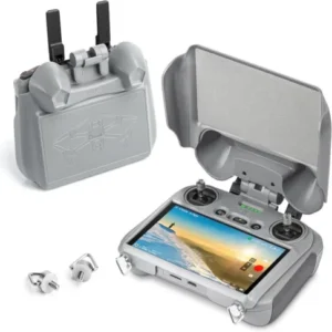 DJI RC2 Remote Sleeve Cover and Sunhood Shade Protector, 2 in 1 Protection Cover for Controllers of Mini 4 and Air 3
