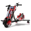 TYGATEC T9 3 Wheel Electric 360 Drift Scooter For Kids And Adult With LED Light And Bluetooth (Extreme Red color)