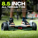 TYGATEC T6 + Off-Road SUV Hoverboard App Connectivity (Black Color)