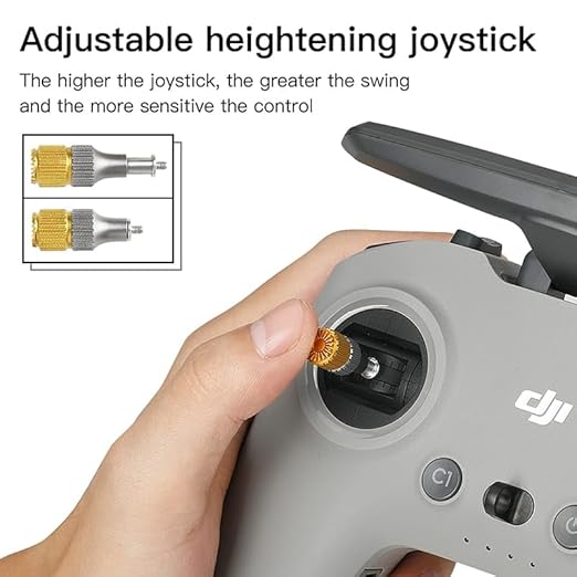 Height Extendable Joystick for DJI FPV/Avata Controller 2 & Mavic 3 RC Pro Remote Accessories- Aluminum Alloy Material for Enhanced Durability - Image 8