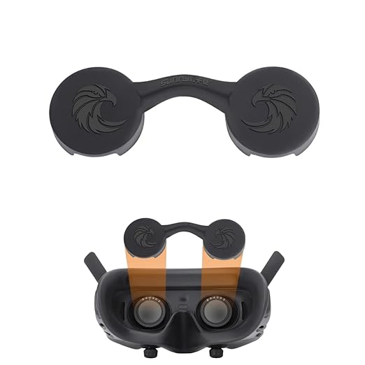 Lens Guard Compatible with DJI Goggles 2 & 3 Silicone Lens Protector Cover Cap Avata & Avata 2 Accessories