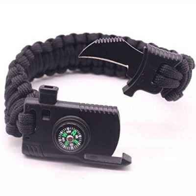 Flyworld Green Survival Paracord Bracelet