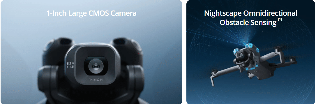 DJI Mini 5 Pro Fly More Combo Plus Drone Camera with Advanced 4K Aerial Photography Features