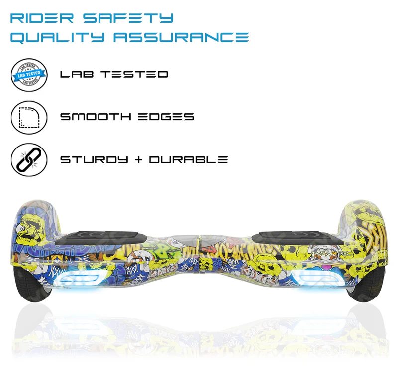 Tygatec T1 ECO - Self Balancing Electric Hoverboard (Edhardy Color) - Image 6