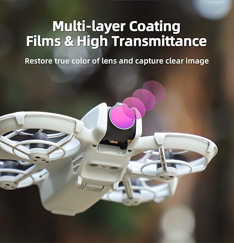 ND Filters 6-in-1 Set For DJI Neo – Multi-Coated German Glass, Premium Lens Protection for Crystal-Clear Shots Filming Accessories (6 in 1 Set) - Image 5