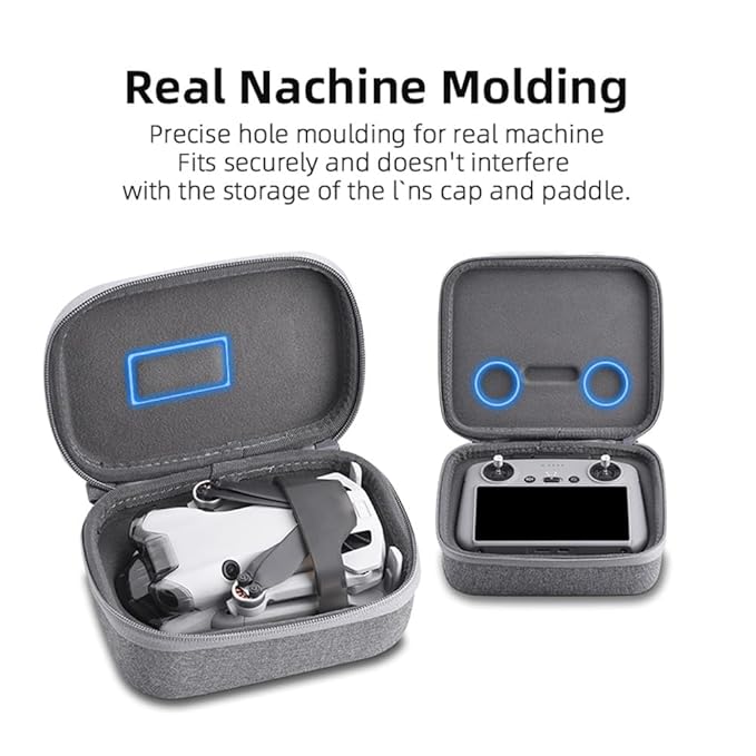 Carrying case Bag for DJI Mini 4 Pro Drone & Rc2 Remote Protective Compact Ca Best Air Travel Accessories (Combo Bags) - Image 2