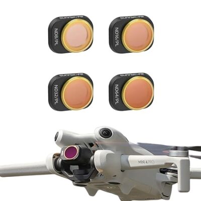Nd Filters Set for DJI Mini 4 pro Camera HD Multi Layer Coating Lens NDPL Polorized Filter Accessories (4 in 1 Set(NDPL))