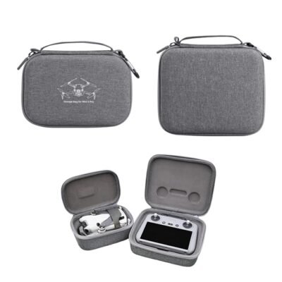 Carrying case Bag for DJI Mini 4 Pro Drone & Rc2 Remote Protective Compact Ca Best Air Travel Accessories (Combo Bags)