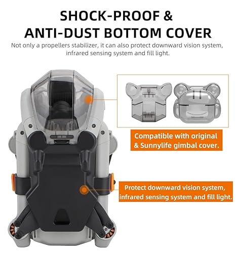 Propeller holder For dji Mini 4 Pro wings protection Travel Accessories (Black) - Image 3