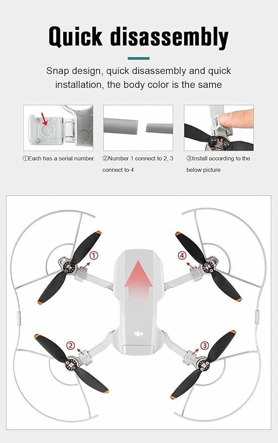 Props Guard for DJI Mavic Mini/Mini 2/ Mini SE Propeller Guard Light Weight Accessories - Image 4