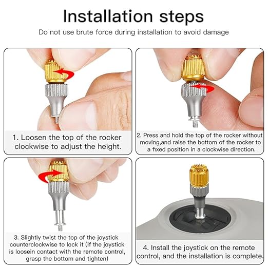 Height Extendable Joystick for DJI FPV/Avata Controller 2 & Mavic 3 RC Pro Remote Accessories- Aluminum Alloy Material for Enhanced Durability - Image 9