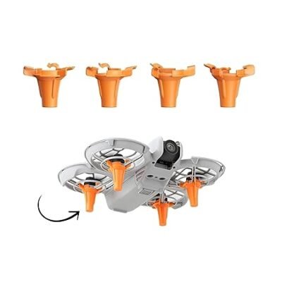 Height Extender Compatible with DJI Neo - 10mm Landing Gear Leg Extensions, Stable and Durable Protection for Smooth Takeoffs and Landings Accessories (Neon Orange)