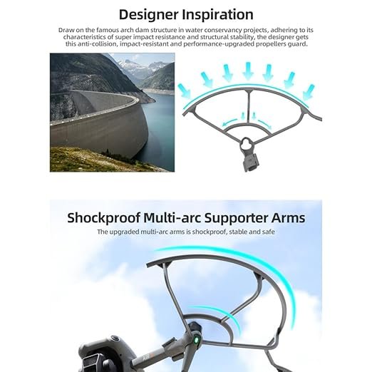 Propeller Guard For Dji Mavic Air 3/ 3S Wings Scratch Protector integrated Guard Protection Accessories 3 Propeller Guard For Dji Mavic Air 3/ 3S Wings Scratch Protector integrated Guard Protection Accessories - Image 3