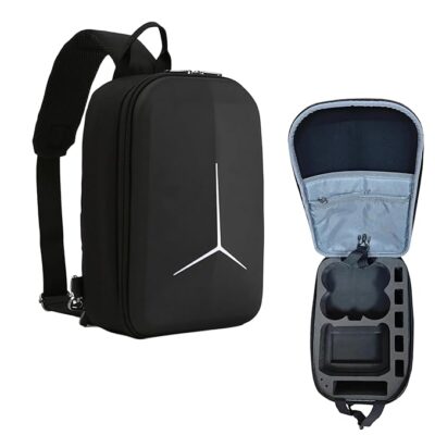 Case Bag Carrying for DJI Neo & Accessories Cross Body Backpack Bag with EVA Foam and safety Belt.