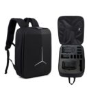 Nylon Carrying Case Bag For Dji Mini 4 Pro & Accessories, Compact Bike Travel Protection With Eva Foam Backpack (Black)