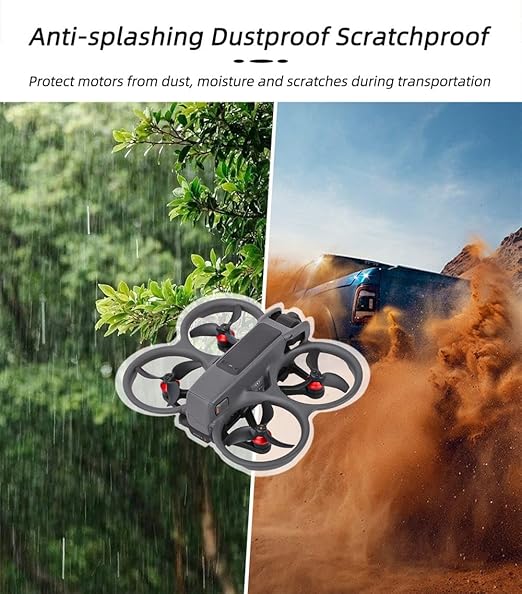 Upgraded Aluminum Motor Cover Cap Compatible with DJI Avata 2- Durable, Lightweight Protection, and Heat Dissipation Accessories(Red/Black) 7 Upgraded Aluminum Motor Cover Cap Compatible with DJI Avata 2- Durable, Lightweight Protection, and Heat Dissipation Accessories(Red/Black) - Image 7