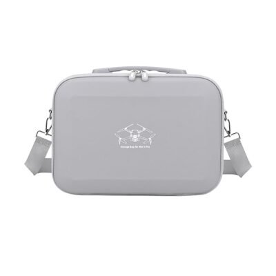 Nylon Carrying Case Bag For Dji Mini 4 Pro & Accessories - Compact Travel Protection Case (Grey)