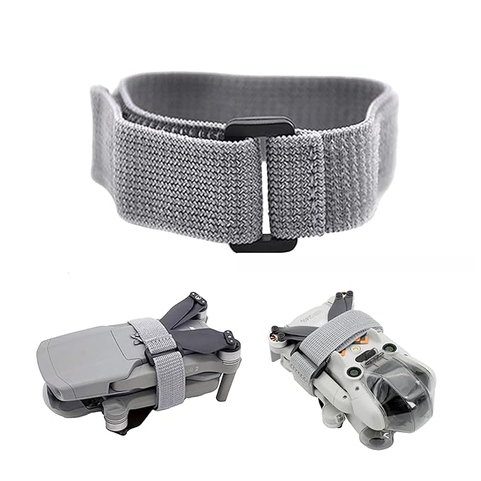 Universal Props Holder Belt Compatible with Dji Mini 2, 3, 4 Pro/Mavic 2 Pro, Air 2s, Air 3, 3 pro & Classic Propeller Protector Vel-cro Holder Strap Accessories