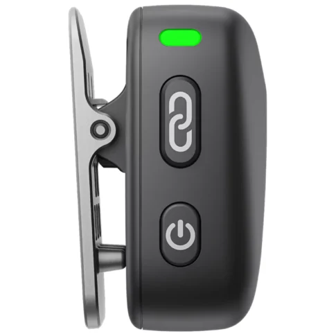 DJI Mic Mini Clip-On Transmitter with Built-In Microphone (2.4 GHz, Infinity Black) - Image 3