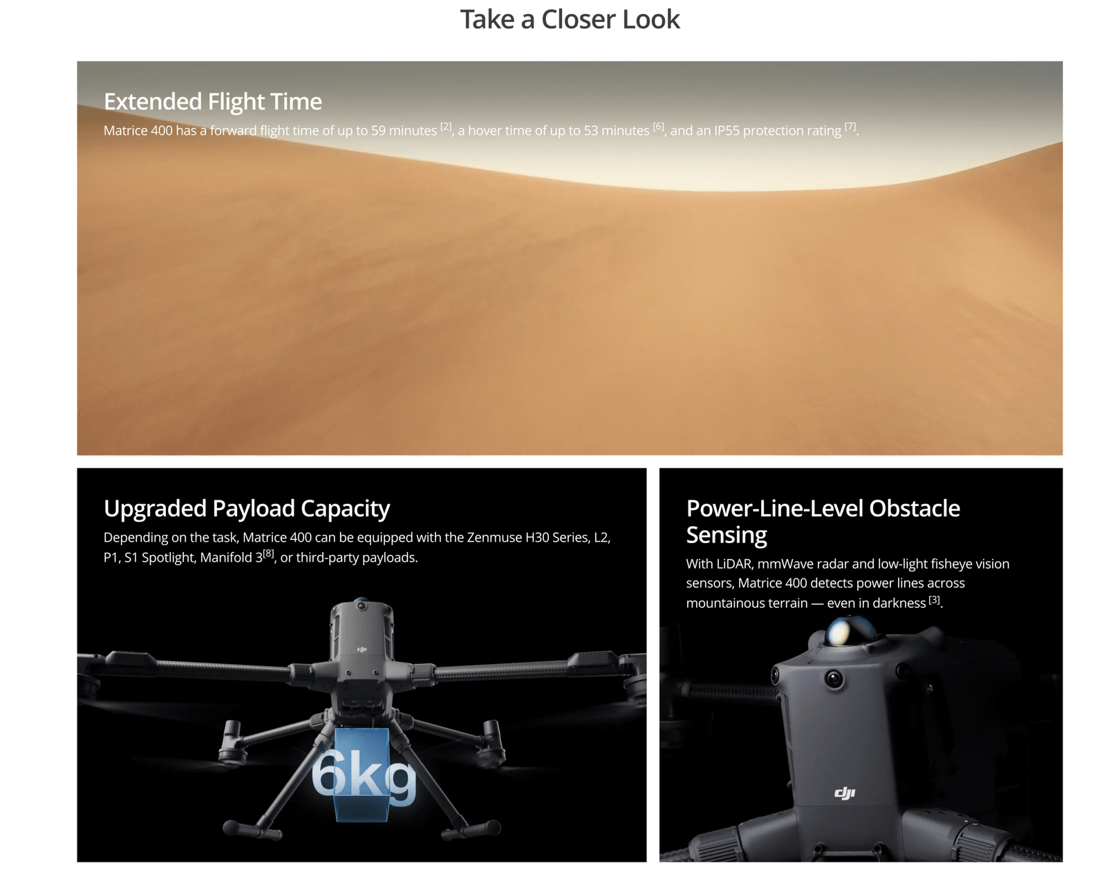 DJI Matrice 400 Worry-Free Plus Combo 7 DJI Matrice 400 Worry-Free Plus Combo enterprise drone featuring advanced flight technology, intelligent obstacle sensing, long-endurance performance, and professional payload support for surveying, mapping, inspection, and public safety missions.