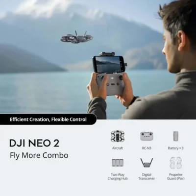 DJI Neo 2 Fly More Combo | 4K Drone, 3 Batteries