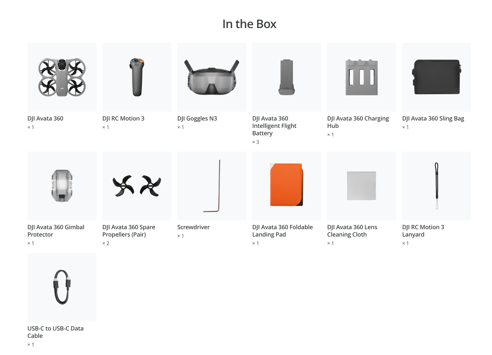 DJI Avata 360 Motion Fly More Combo 10 -