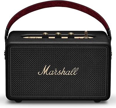 Marshall Kilburn III Portable Bluetooth Speaker - Black & Brass